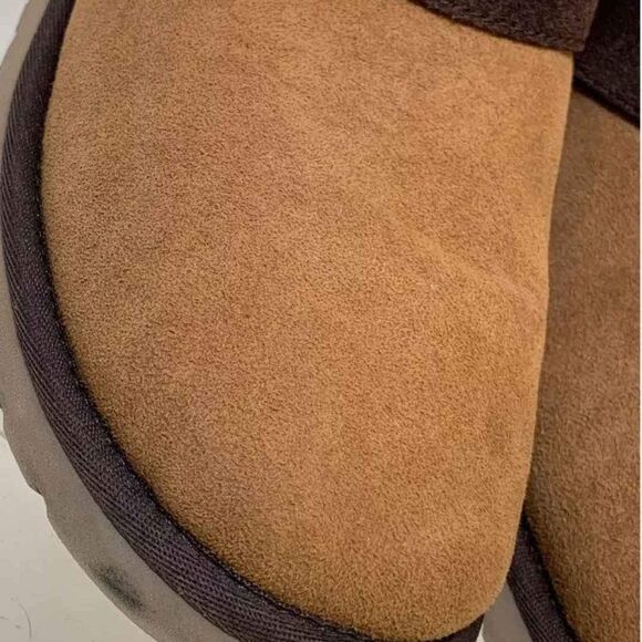 UGG Blaise Chesnut Brown Shearling Sheepskin Boots Size 7 - Picture 8 of 9